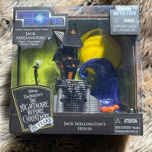 Jada Nano Metalfigs Scene JACK SKELLINGTON'S HOUSE Tim Burton Disney